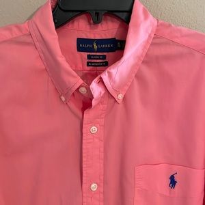 Coral RL button down